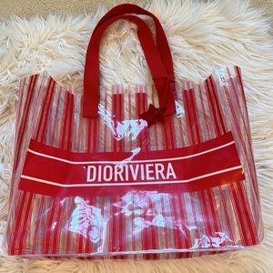 Dior VIP Clear PVC Beach Tote